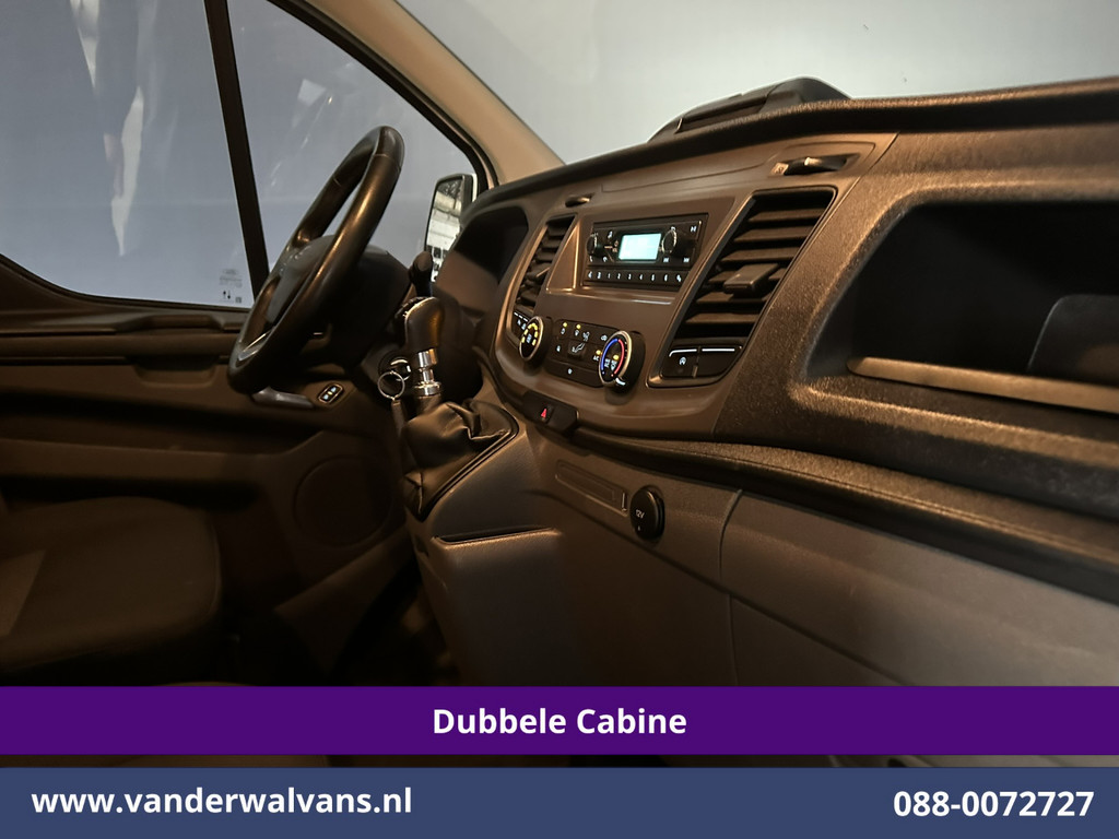 Ford Transit Custom 2.0 TDCI 131pk L2H1 Dubbele Cabine Euro6 Airco | 6-Zits | Cruisecontrol | 2550kg Trekhaak Verwarmde voorruit, Parkeersensoren 11