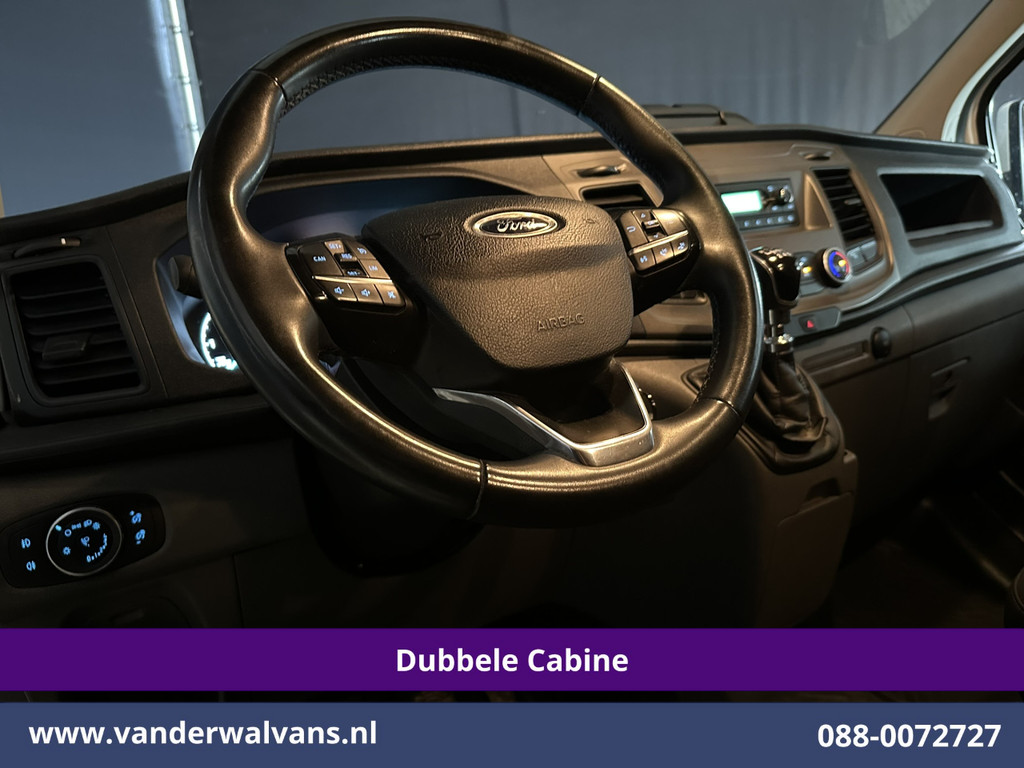 Ford Transit Custom 2.0 TDCI 131pk L2H1 Dubbele Cabine Euro6 Airco | 6-Zits | Cruisecontrol | 2550kg Trekhaak Verwarmde voorruit, Parkeersensoren 13