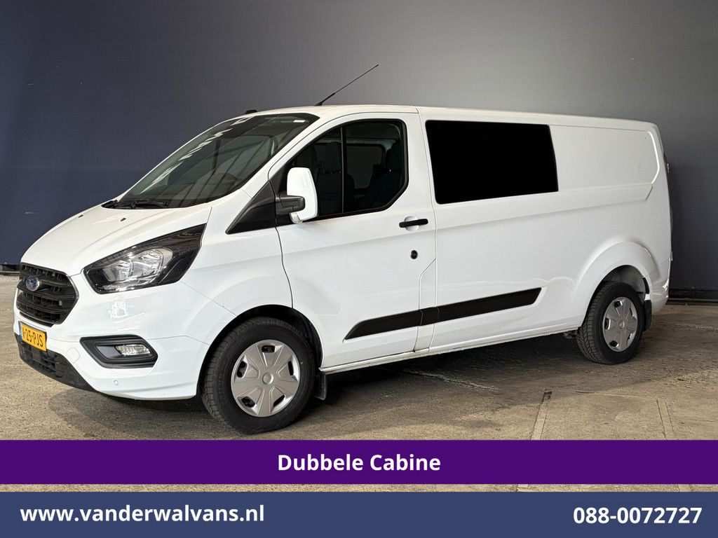 Ford Transit Custom 2.0 TDCI 131pk L2H1 Dubbele Cabine Euro6 Airco | 6-Zits | Cruisecontrol | 2550kg Trekhaak Verwarmde voorruit, Parkeersensoren 7