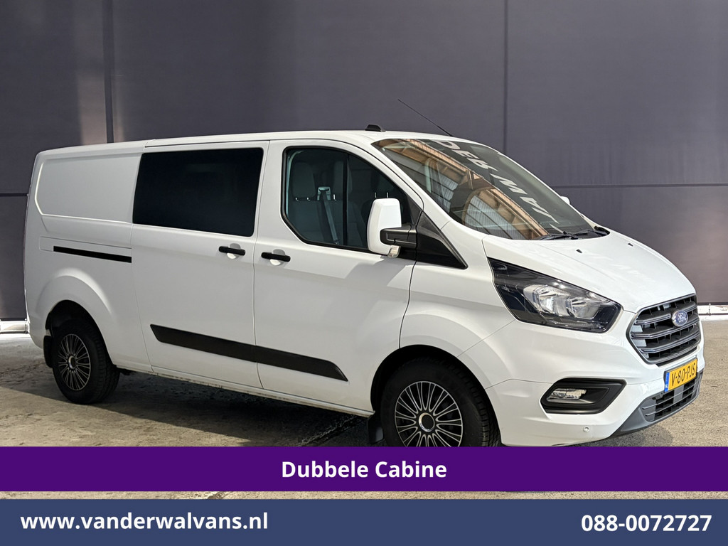 Ford Transit Custom 2.0 TDCI 131pk L2H1 Dubbele Cabine Euro6 Airco | 6-Zits | Cruisecontrol | 2550kg Trekhaak Verwarmde voorruit, Parkeersensoren 7