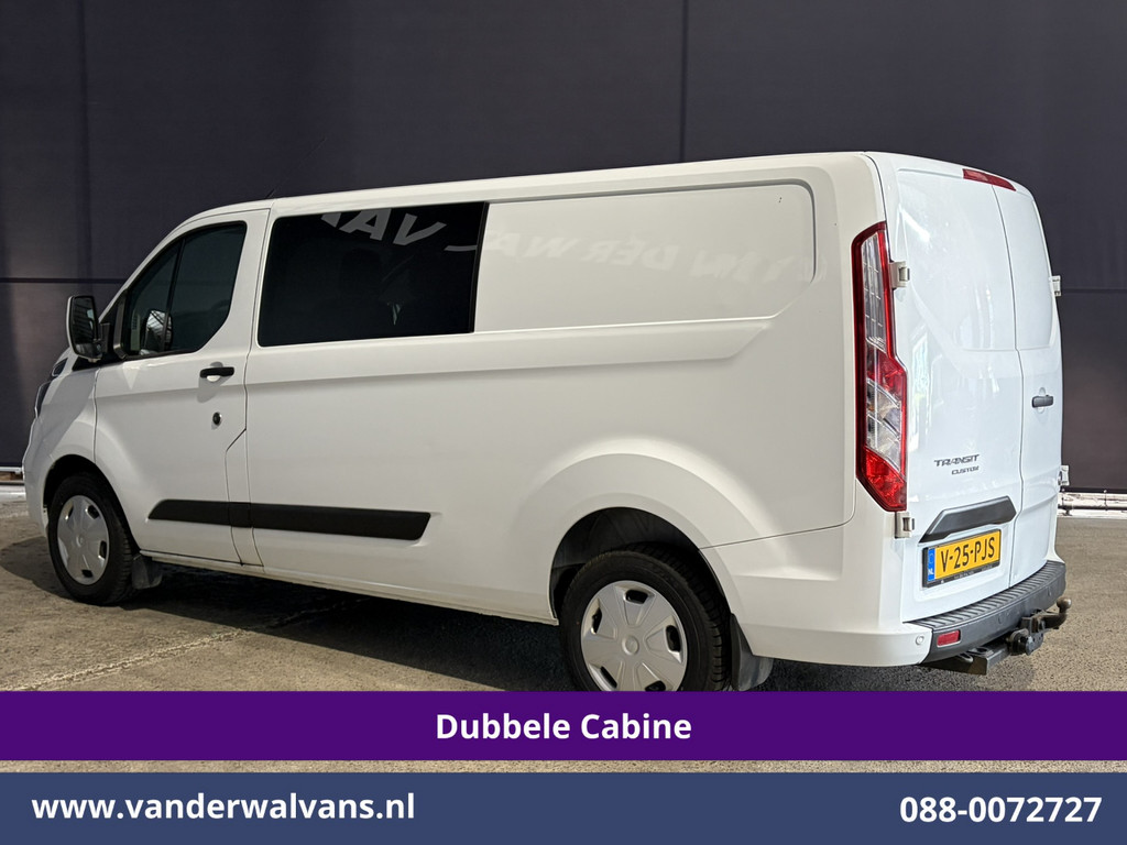 Ford Transit Custom 2.0 TDCI 131pk L2H1 Dubbele Cabine Euro6 Airco | 6-Zits | Cruisecontrol | 2550kg Trekhaak Verwarmde voorruit, Parkeersensoren 8