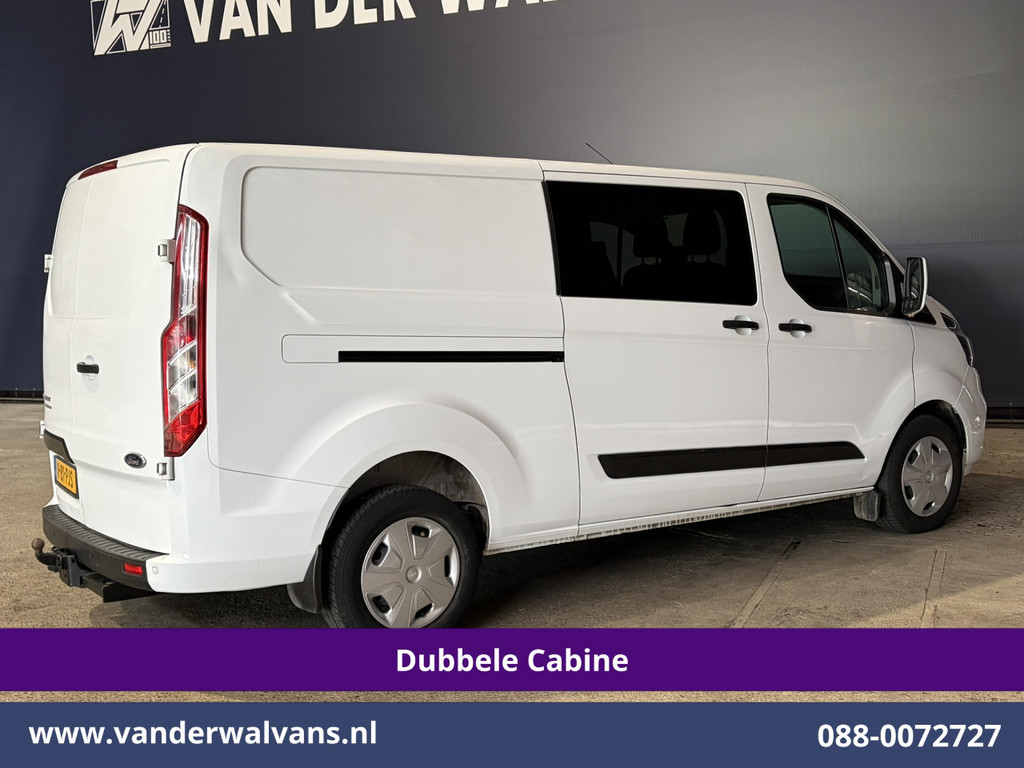 Ford Transit Custom 2.0 TDCI 131pk L2H1 Dubbele Cabine Euro6 Airco | 6-Zits | Cruisecontrol | Trekhaak Verwarmde voorruit, Parkeersensoren 10