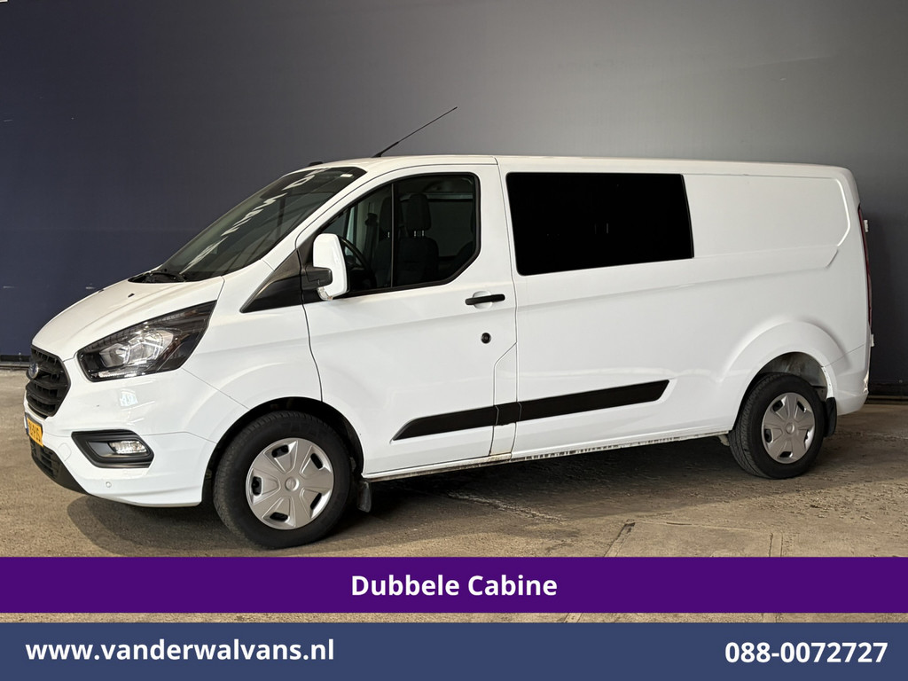 Ford Transit Custom 2.0 TDCI 131pk L2H1 Dubbele Cabine Euro6 Airco | 6-Zits | Cruisecontrol | Trekhaak Verwarmde voorruit, Parkeersensoren 8