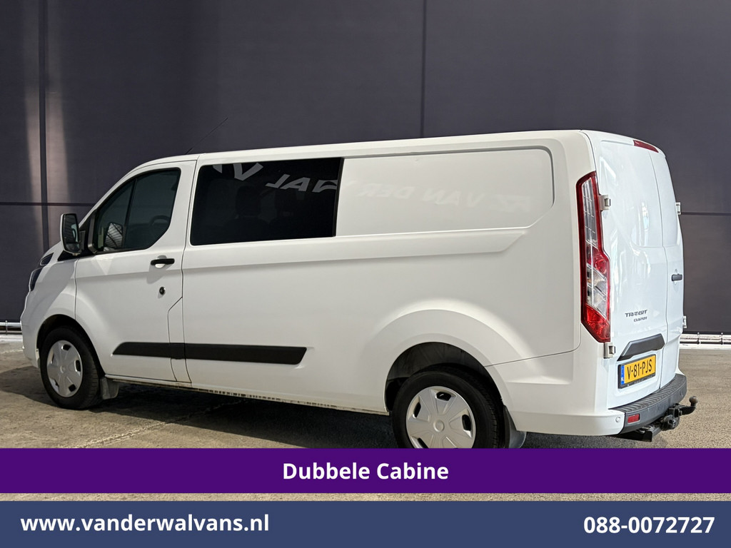 Ford Transit Custom 2.0 TDCI 131pk L2H1 Dubbele Cabine Euro6 Airco | 6-Zits | Cruisecontrol | Trekhaak Verwarmde voorruit, Parkeersensoren 9