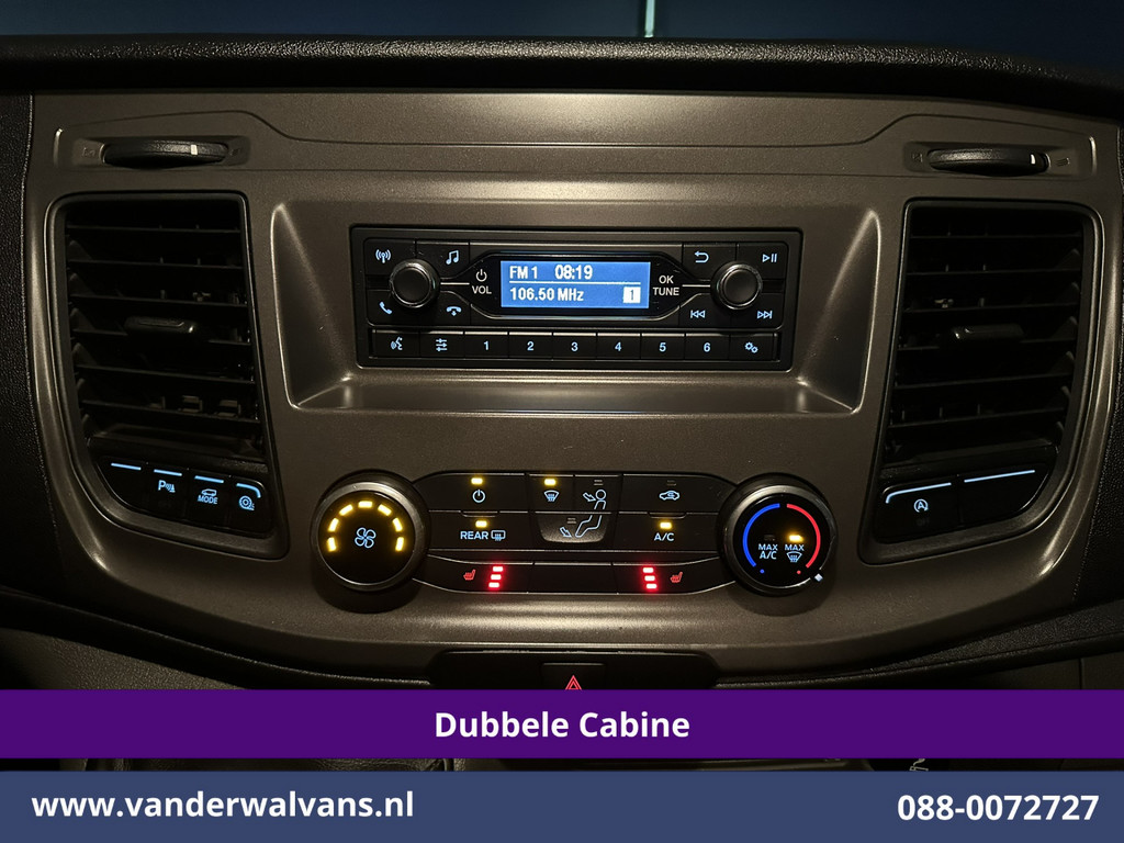 Ford Transit Custom 2.0 TDCI 131pk L2H1 Dubbele Cabine Euro6 Airco | 6-Zits | LED | Cruisecontrol | 2800kg trekhaak Parkeersensoren, Stoelverwarming 15