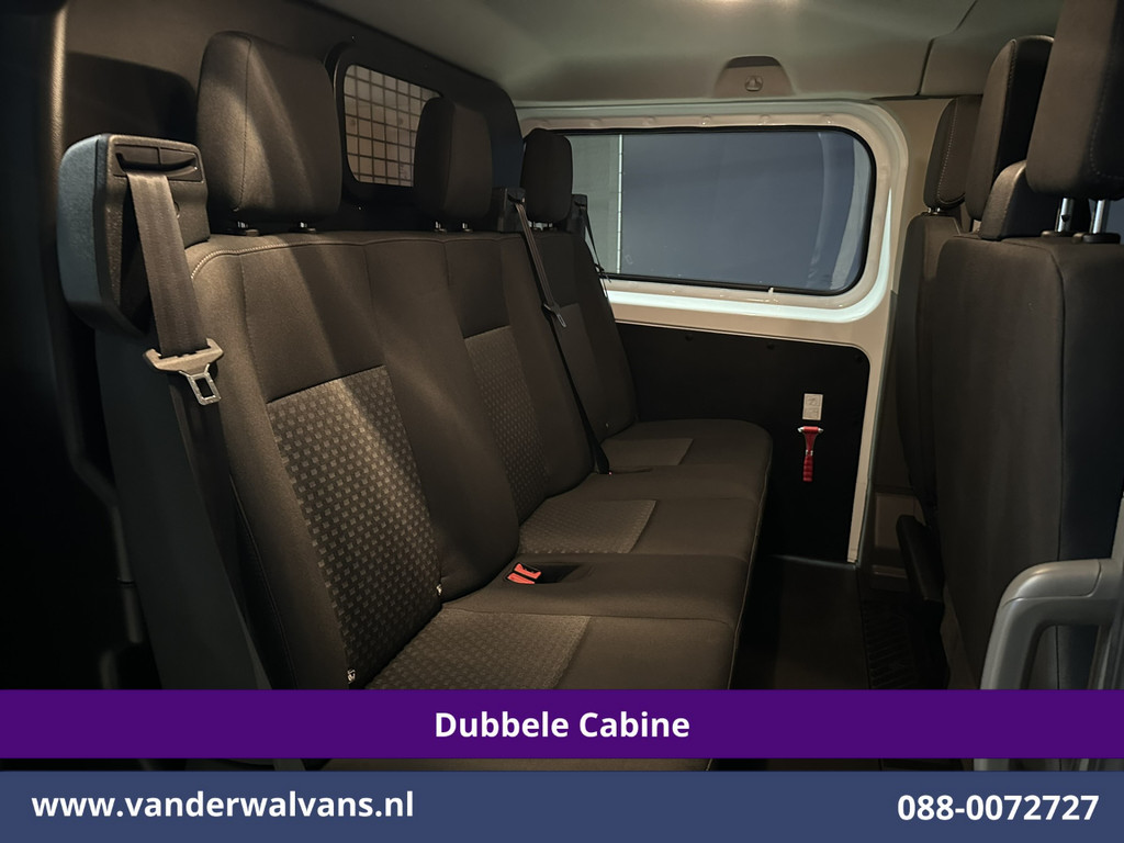 Ford Transit Custom 2.0 TDCI 131pk L2H1 Dubbele Cabine Euro6 Airco | 6-Zits | LED | Cruisecontrol | 2800kg trekhaak Parkeersensoren, Stoelverwarming 2