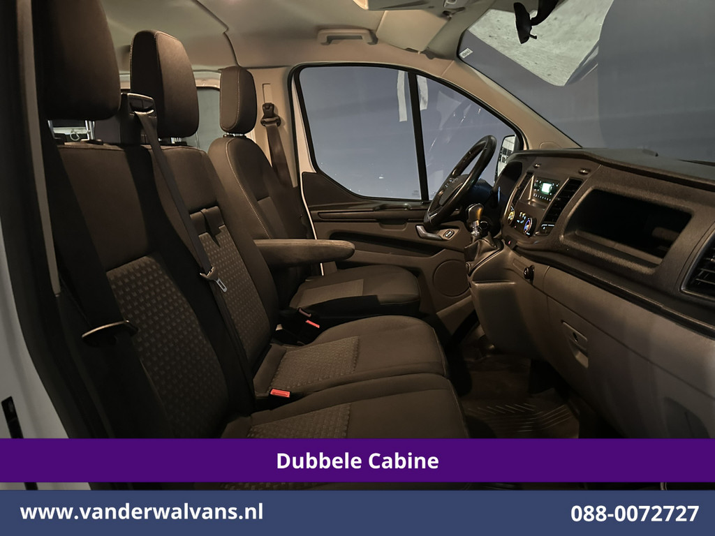 Ford Transit Custom 2.0 TDCI 131pk L2H1 Dubbele Cabine Euro6 Airco | 6-Zits | LED | Cruisecontrol | 2800kg trekhaak Parkeersensoren, Stoelverwarming 7