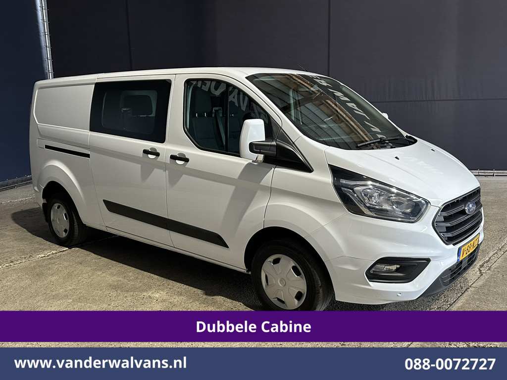 Ford Transit Custom 2.0 TDCI 131pk L2H1 Dubbele Cabine Euro6 Airco | 6-Zits | LED | Cruisecontrol | 2800kg trekhaak Parkeersensoren, Stoelverwarming 8