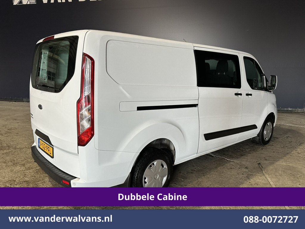 Ford Transit Custom 2.0 TDCI 131pk L2H1 Dubbele Cabine Euro6 Airco | 6-Zits | LED | Cruisecontrol | Parkeersensoren Achterklep, 2800kg trekvermogen 10