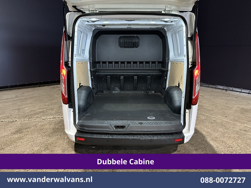 Ford Transit Custom 2.0 TDCI 131pk L2H1 Dubbele Cabine Euro6 Airco | 6-Zits | LED | Cruisecontrol | Parkeersensoren Achterklep, 2800kg trekvermogen 12