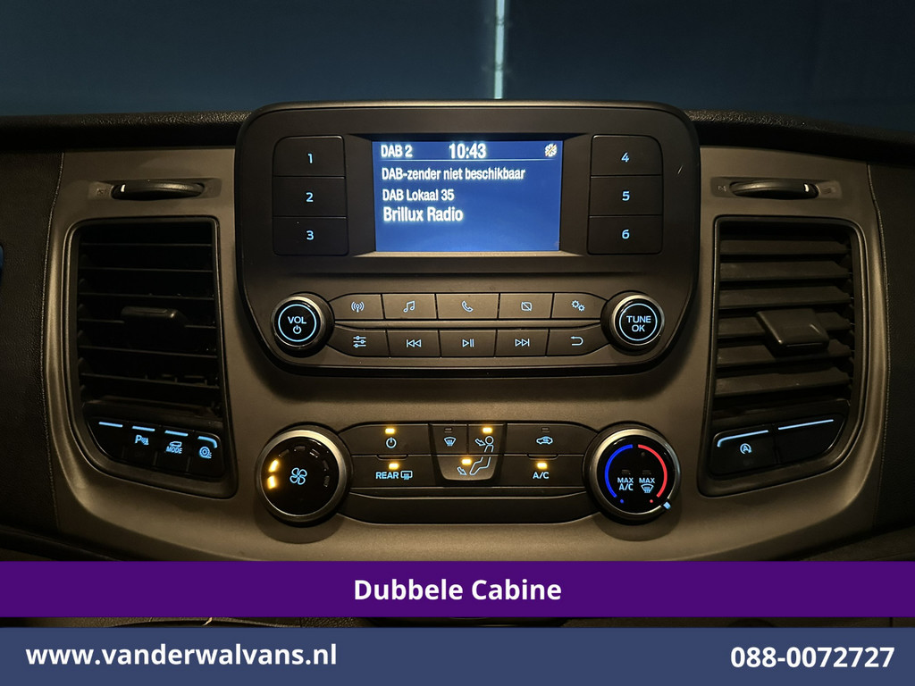 Ford Transit Custom 2.0 TDCI 131pk L2H1 Dubbele Cabine Euro6 Airco | 6-Zits | LED | Cruisecontrol | Parkeersensoren Achterklep, 2800kg trekvermogen 15
