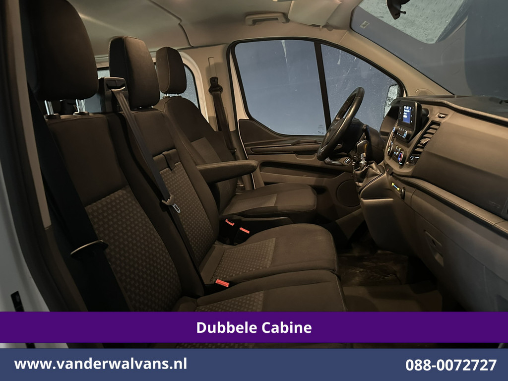 Ford Transit Custom 2.0 TDCI 131pk L2H1 Dubbele Cabine Euro6 Airco | 6-Zits | LED | Cruisecontrol | Parkeersensoren Achterklep, 2800kg trekvermogen 7