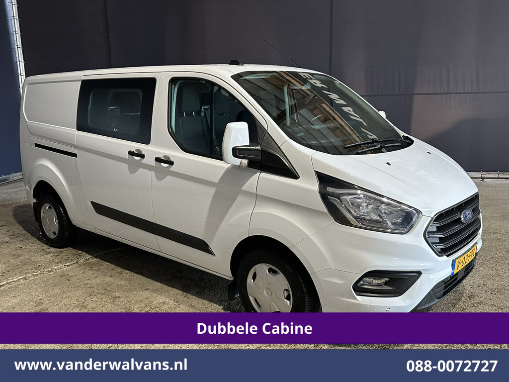 Ford Transit Custom 2.0 TDCI 131pk L2H1 Dubbele Cabine Euro6 Airco | 6-Zits | LED | Cruisecontrol | Parkeersensoren Achterklep, 2800kg trekvermogen 8