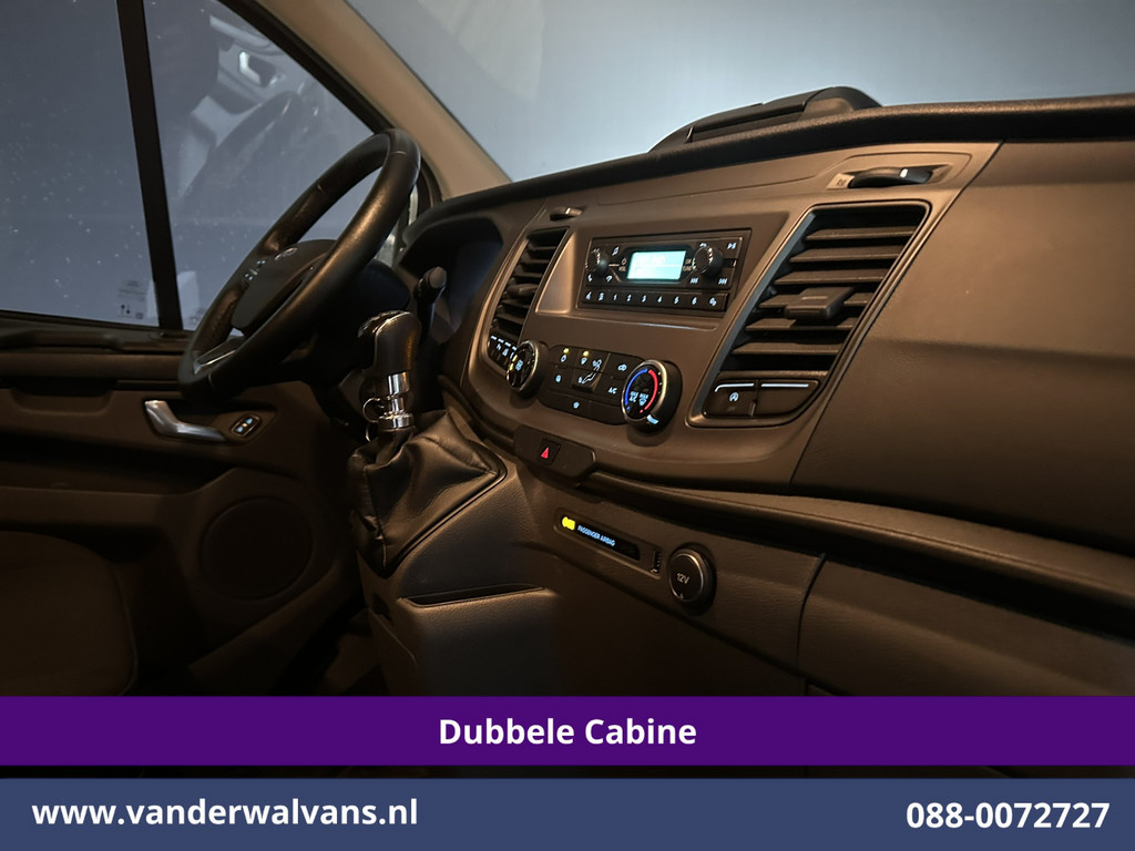 Ford Transit Custom 2.0 TDCI 131pk L2H1 Dubbele Cabine Euro6 Airco | 6-Zits | LED | Cruisecontrol | Verwarmde voorruit Parkeersensoren, Dakdragers, 2800kg trekvermogen 13