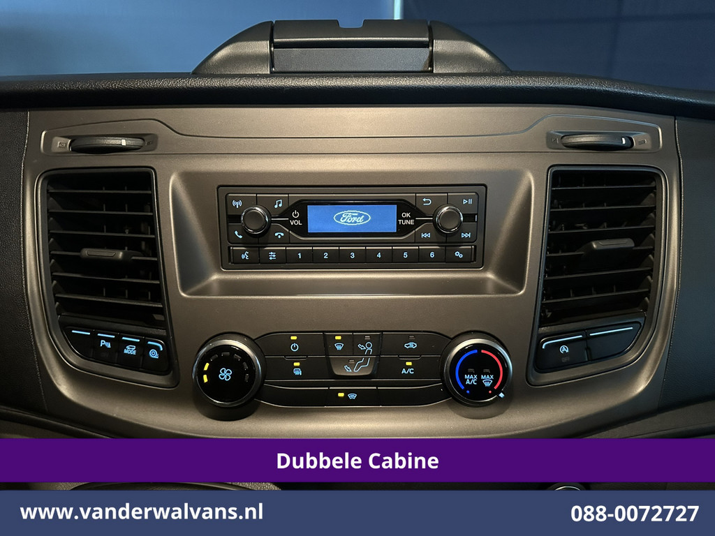 Ford Transit Custom 2.0 TDCI 131pk L2H1 Dubbele Cabine Euro6 Airco | 6-Zits | LED | Cruisecontrol | Verwarmde voorruit Parkeersensoren, Dakdragers, 2800kg trekvermogen 15