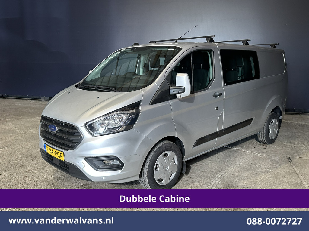 Ford Transit Custom 2.0 TDCI 131pk L2H1 Dubbele Cabine Euro6 Airco | 6-Zits | LED | Cruisecontrol | Verwarmde voorruit Parkeersensoren, Dakdragers, 2800kg trekvermogen 9