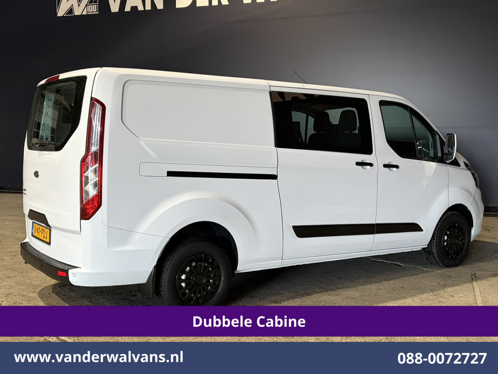 Ford Transit Custom 2.0 TDCI 131pk L2H1 Dubbele Cabine Euro6 Airco | 6-Zits | Navigatie | LED | Apple Carplay | Cruisecontrol Android Auto, Parkeersensoren, Achterklep, 2800kg trekvermogen 13