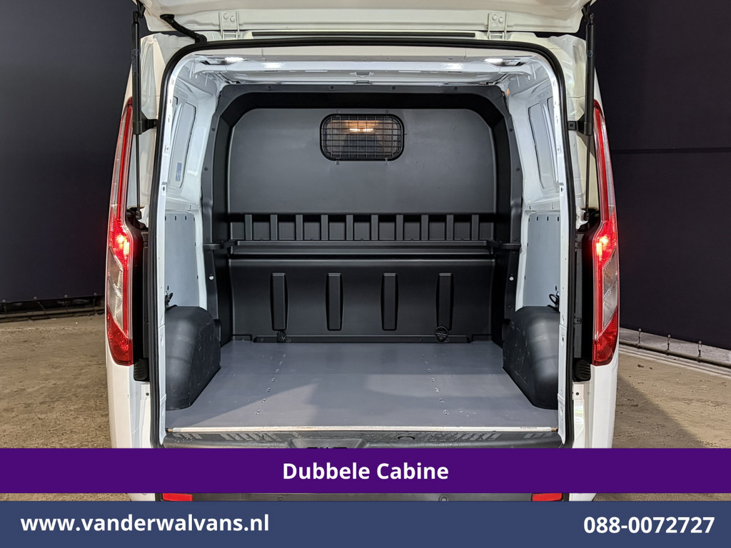 Ford Transit Custom 2.0 TDCI 131pk L2H1 Dubbele Cabine Euro6 Airco | 6-Zits | Navigatie | LED | Apple Carplay | Cruisecontrol Android Auto, Parkeersensoren, Achterklep, 2800kg trekvermogen 14