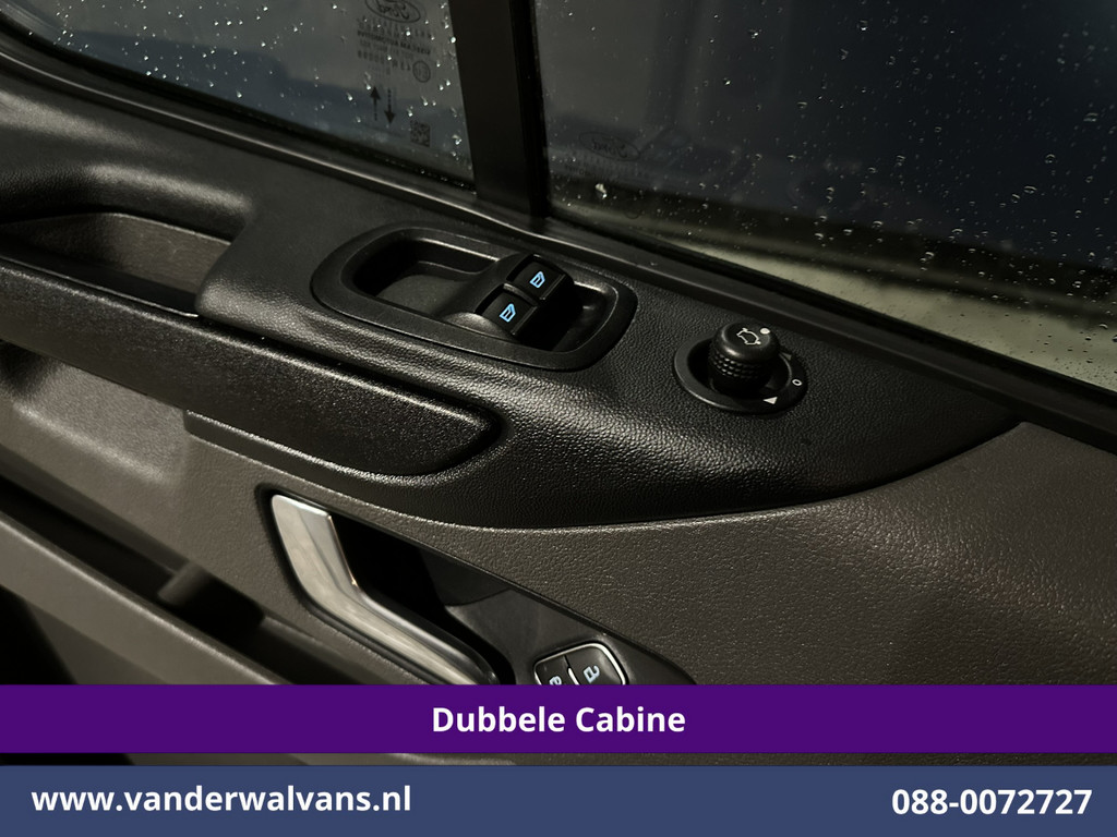 Ford Transit Custom 2.0 TDCI 131pk L2H1 Dubbele Cabine Euro6 Airco | 6-Zits | Navigatie | LED | Apple Carplay | Cruisecontrol Android Auto, Parkeersensoren, Achterklep, 2800kg trekvermogen 18