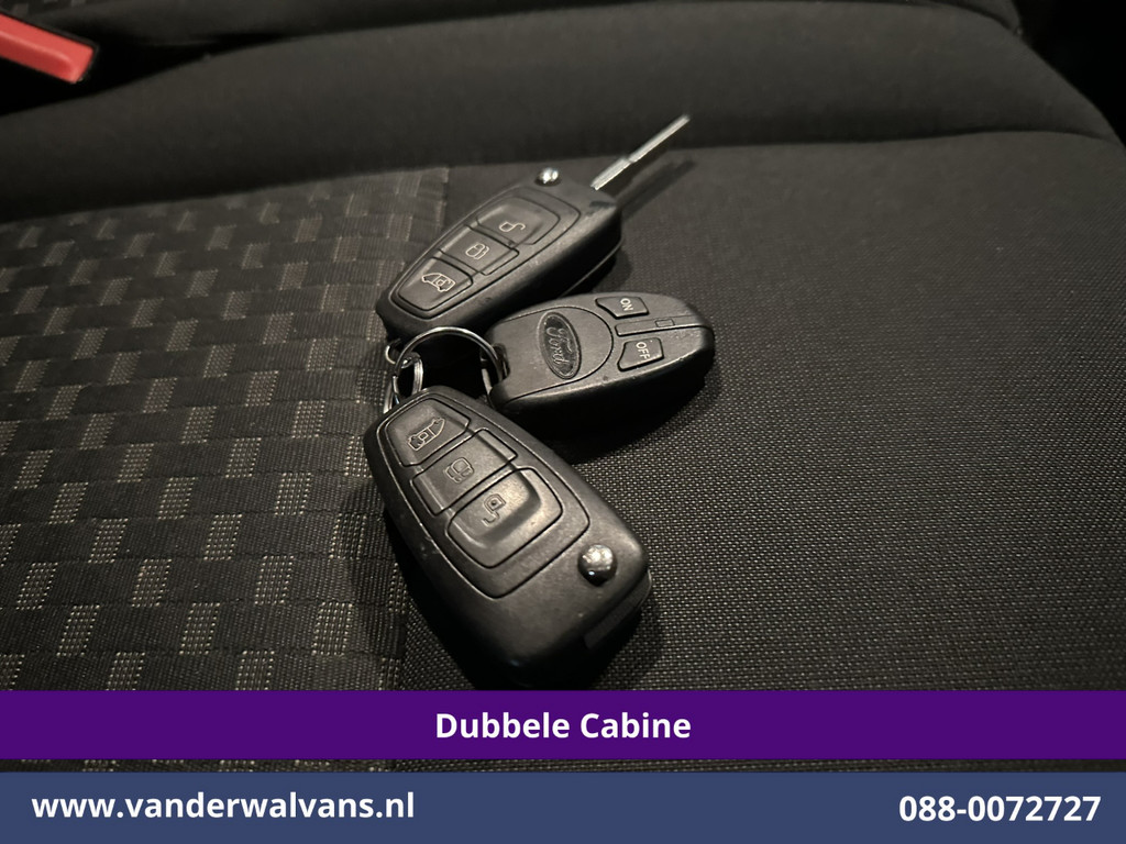 Ford Transit Custom 2.0 TDCI 131pk L2H1 Dubbele Cabine Euro6 Airco | 6-Zits | Navigatie | LED | Apple Carplay | Cruisecontrol Android Auto, Parkeersensoren, Achterklep, 2800kg trekvermogen 19