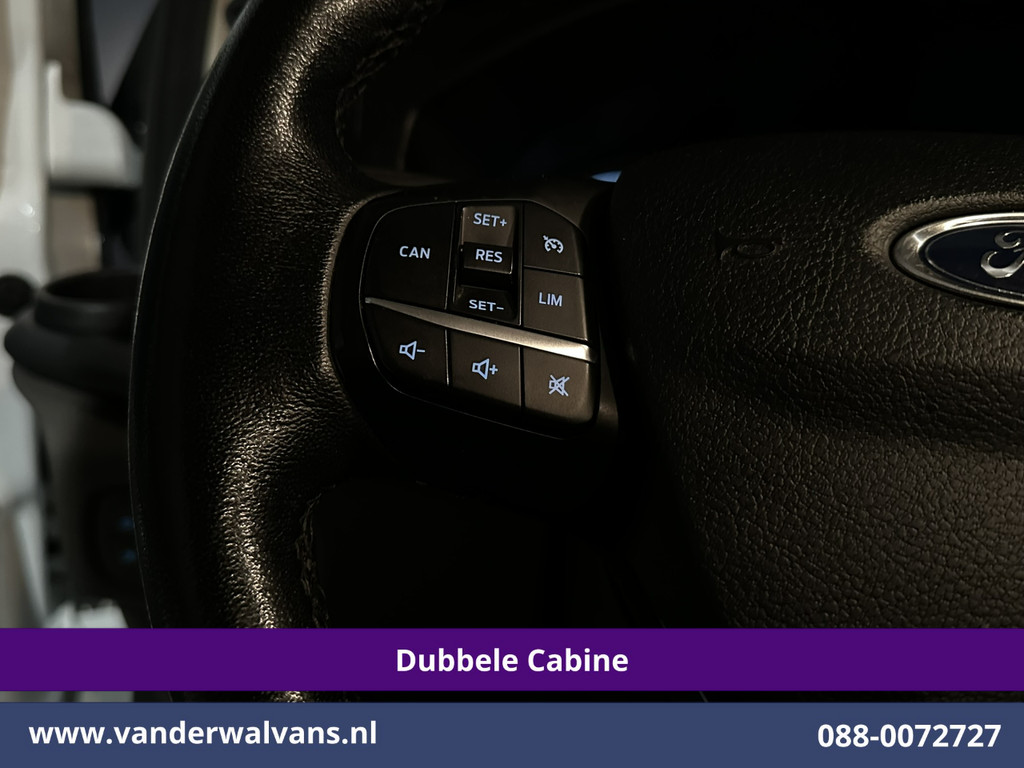 Ford Transit Custom 2.0 TDCI 131pk L2H1 Dubbele Cabine Euro6 Airco | 6-Zits | Navigatie | LED | Apple Carplay | Cruisecontrol Android Auto, Parkeersensoren, Achterklep, 2800kg trekvermogen 7