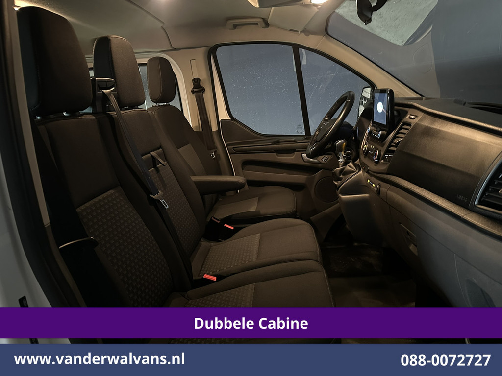 Ford Transit Custom 2.0 TDCI 131pk L2H1 Dubbele Cabine Euro6 Airco | 6-Zits | Navigatie | LED | Apple Carplay | Cruisecontrol Android Auto, Parkeersensoren, Achterklep, 2800kg trekvermogen 9