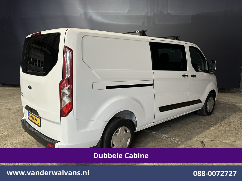 Ford Transit Custom 2.0 TDCI 131pk L2H1 Dubbele Cabine Inrichting Euro6 Airco | 5-Zits | Camera | Cruisecontrol | LED Parkeersensoren, Stoelverwarming, Achterklep, Dakdragers, 2800kg trekvermogen 11