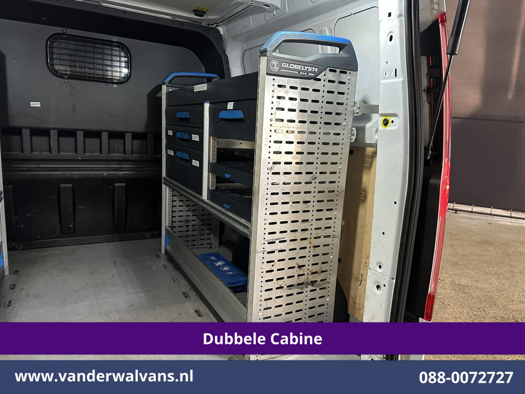 Ford Transit Custom 2.0 TDCI 131pk L2H1 Dubbele Cabine Inrichting Euro6 Airco | 5-Zits | Camera | Cruisecontrol | LED Parkeersensoren, Stoelverwarming, Achterklep, Dakdragers, 2800kg trekvermogen 14