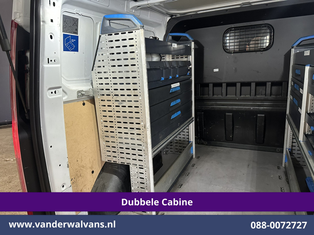 Ford Transit Custom 2.0 TDCI 131pk L2H1 Dubbele Cabine Inrichting Euro6 Airco | 5-Zits | Camera | Cruisecontrol | LED Parkeersensoren, Stoelverwarming, Achterklep, Dakdragers, 2800kg trekvermogen 15