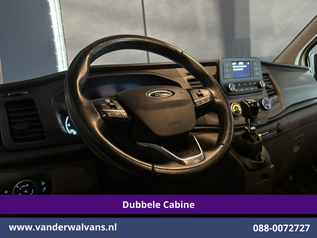 Ford Transit Custom 2.0 TDCI 131pk L2H1 Dubbele Cabine Inrichting Euro6 Airco | 5-Zits | Camera | Cruisecontrol | LED Parkeersensoren, Stoelverwarming, Achterklep, Dakdragers, 2800kg trekvermogen 17