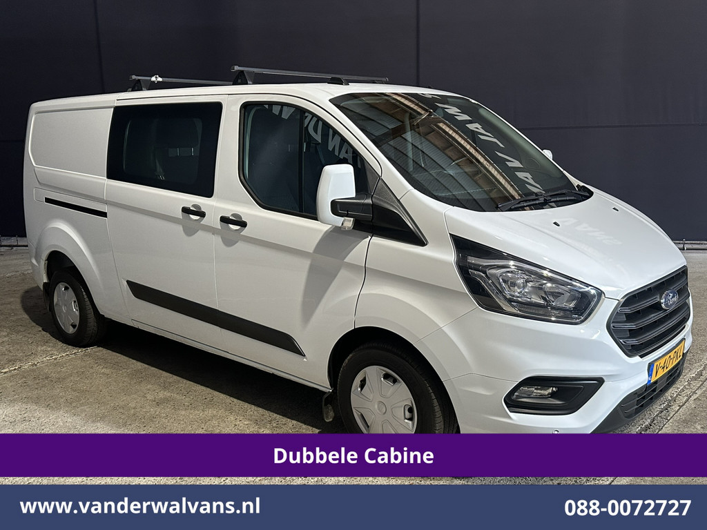 Ford Transit Custom 2.0 TDCI 131pk L2H1 Dubbele Cabine Inrichting Euro6 Airco | 5-Zits | Camera | Cruisecontrol | LED Parkeersensoren, Stoelverwarming, Achterklep, Dakdragers, 2800kg trekvermogen 9