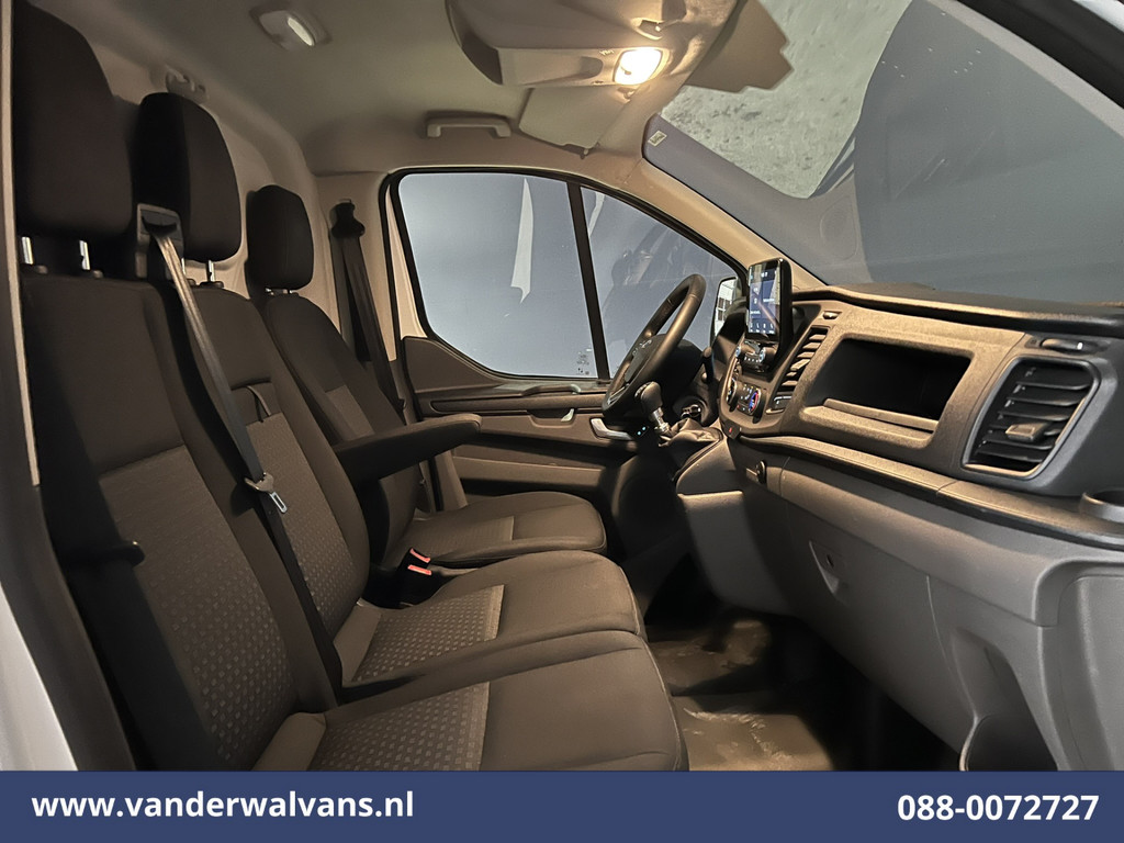 Ford Transit Custom 2.0 TDCI 131pk L2H1 Euro6 Airco | 2800kg Trekhaak | Apple Carplay | LED | Cruisecontrol Android Auto, Verwarmde voorruit, Stoelverwarming, Parkeersensoren, Bijrijdersbank 7