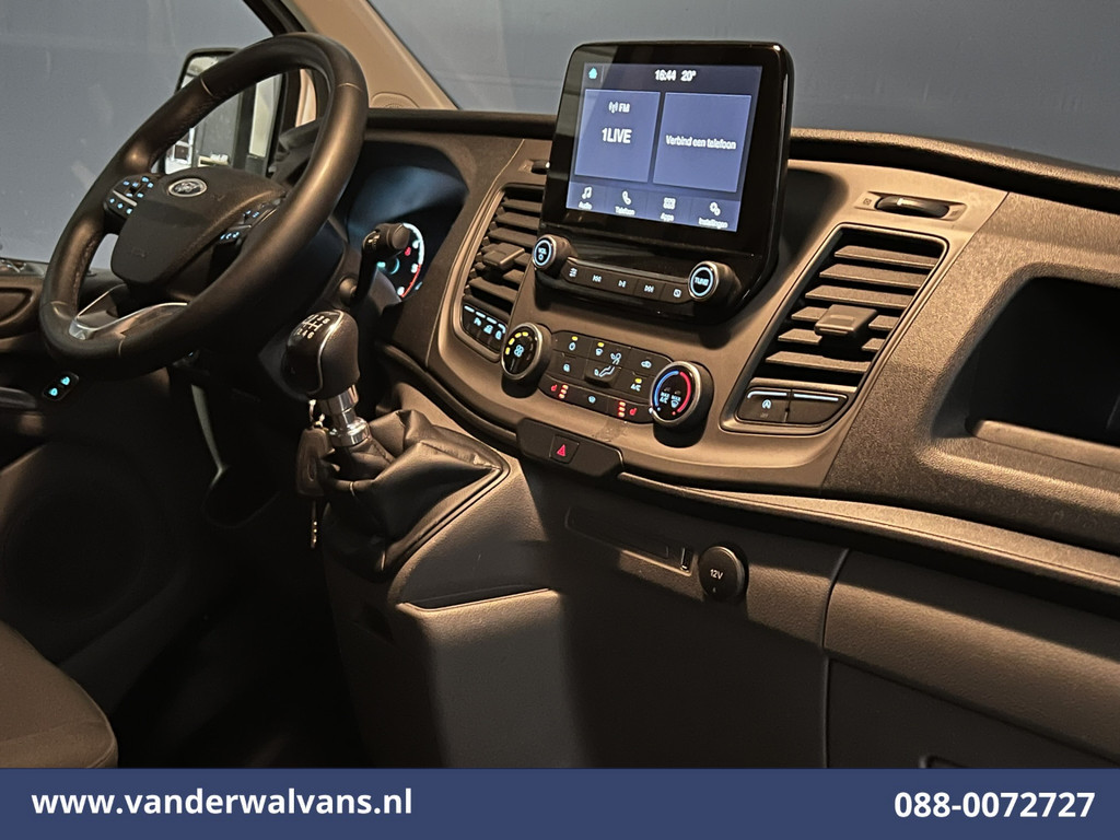 Ford Transit Custom 2.0 TDCI 131pk L2H1 Euro6 Airco | Apple Carplay | Android Auto | LED | Cruisecontrol Verwarmde voorruit, Stoelverwarming, Parkeersensoren Bijrijdersbank, 2800kg trekvermogen 14