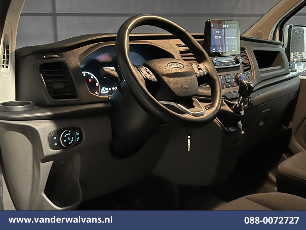 Ford Transit Custom 2.0 TDCI 131pk L2H1 Euro6 Airco | Apple Carplay | Android Auto | LED | Cruisecontrol Verwarmde voorruit, Stoelverwarming, Parkeersensoren Bijrijdersbank, 2800kg trekvermogen 15