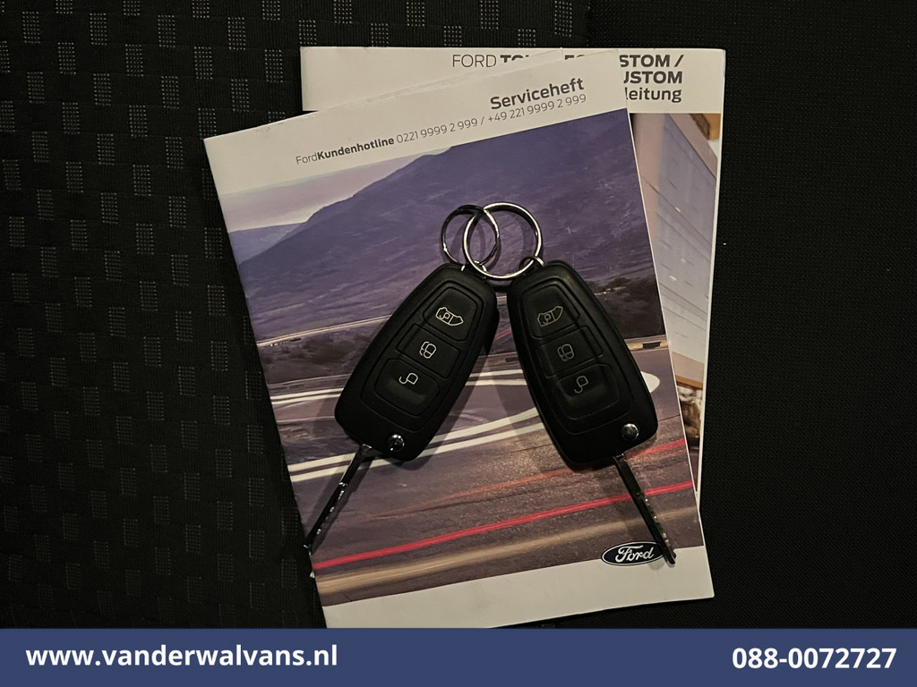 Ford Transit Custom 2.0 TDCI 131pk L2H1 Euro6 Airco | Apple Carplay | Android Auto | LED | Cruisecontrol Verwarmde voorruit, Stoelverwarming, Parkeersensoren Bijrijdersbank, 2800kg trekvermogen 19