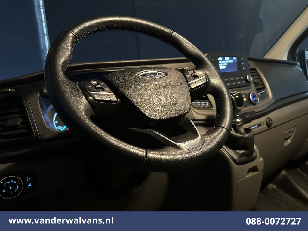Ford Transit Custom 2.0 TDCI 131pk L2H1 Euro6 Airco | Camera | LED | Cruisecontrol | Verwarmde voorruit Parkeersensoren, Bijrijdersbank, 2800kg trekvermogen 14