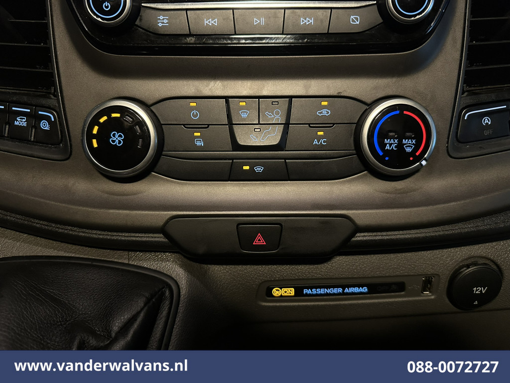 Ford Transit Custom 2.0 TDCI 131pk L2H1 Euro6 Airco | Camera | Leder | Navigatie | LED | Cruisecontrol Verwarmde Voorruit, Parkeersensoren, Bijrijdersbank, 2800kg trekvermogen 7