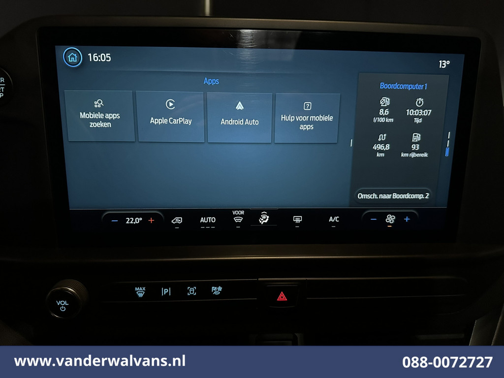 Ford Transit Custom 2.0 TDCI 136pk L1H1 Euro6 Airco | Camera | Apple Carplay | LED | Cruisecontrol Android Auto, Verwarmde voorruit, Parkeersensoren, Bijrijdersbank, 2740kg trekvermogen 6