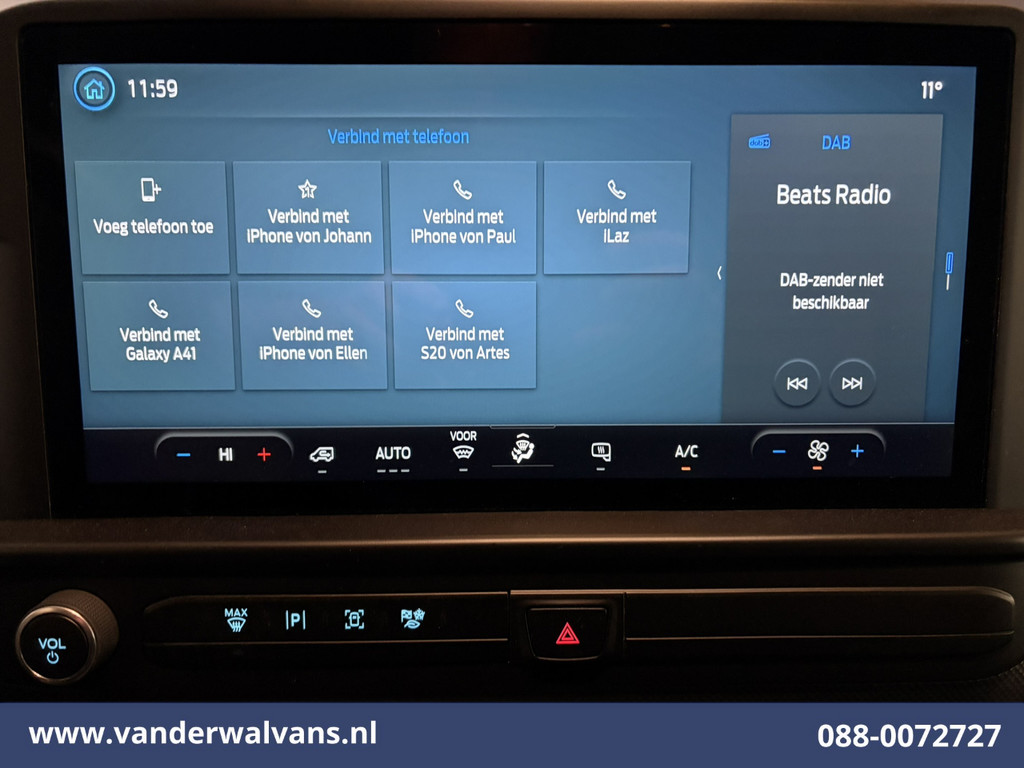 Ford Transit Custom 2.0 TDCI 136pk L2H1 Euro6 Airco | Camera | Apple Carplay | LED Cruisecontrol, Android Auto, Verwarmde Voorruit, Parkeersensoren, Bijrijdersbank, 2740kg trekvermogen 16