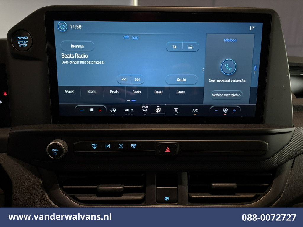 Ford Transit Custom 2.0 TDCI 136pk L2H1 Euro6 Airco | Camera | Apple Carplay | LED Cruisecontrol, Android Auto, Verwarmde Voorruit, Parkeersensoren, Bijrijdersbank, 2740kg trekvermogen 17