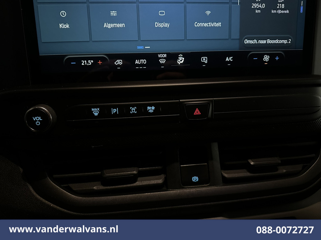 Ford Transit Custom 2.0 TDCI 136pk L2H1 Euro6 Airco | Camera | LED | Apple Carplay | Cruisecontrol Android Auto, Leder, Verwarmde voorruit, Parkeersensoren, Bijrijdersbank, 2740kg trekvermogen 17