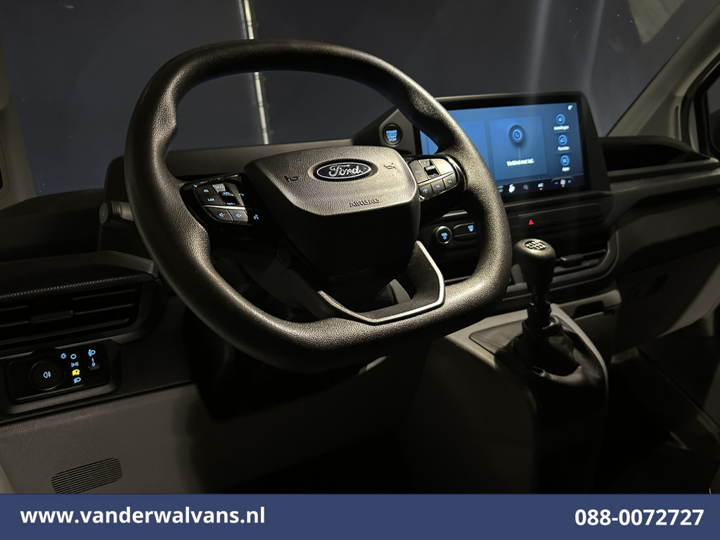 Ford Transit Custom 2.0 TDCI 136pk L2H1 Euro6 Airco | Camera | LED | Cruisecontrol | Verwarmde voorruit Parkeersensoren, Bijrijdersbank 14