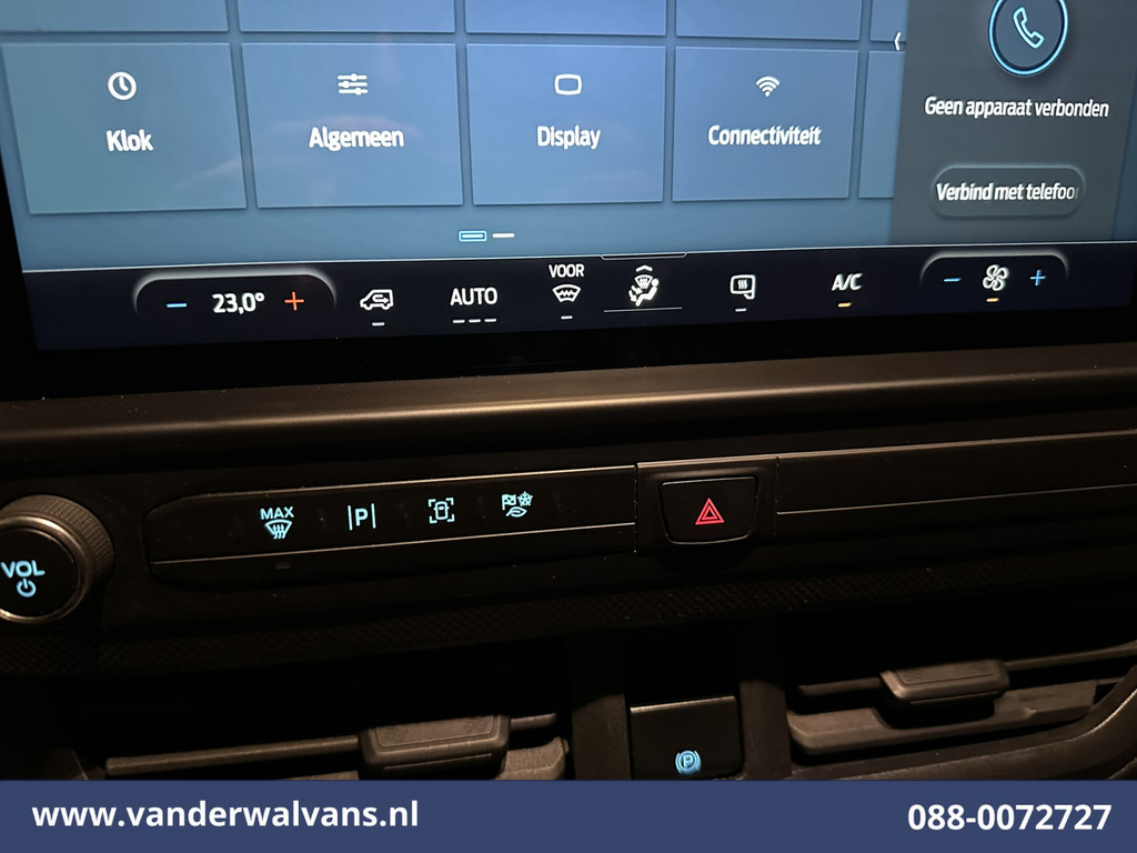 Ford Transit Custom 2.0 TDCI 136pk L2H1 Euro6 Airco | Camera | LED | Cruisecontrol | Verwarmde voorruit Parkeersensoren, Bijrijdersbank 16
