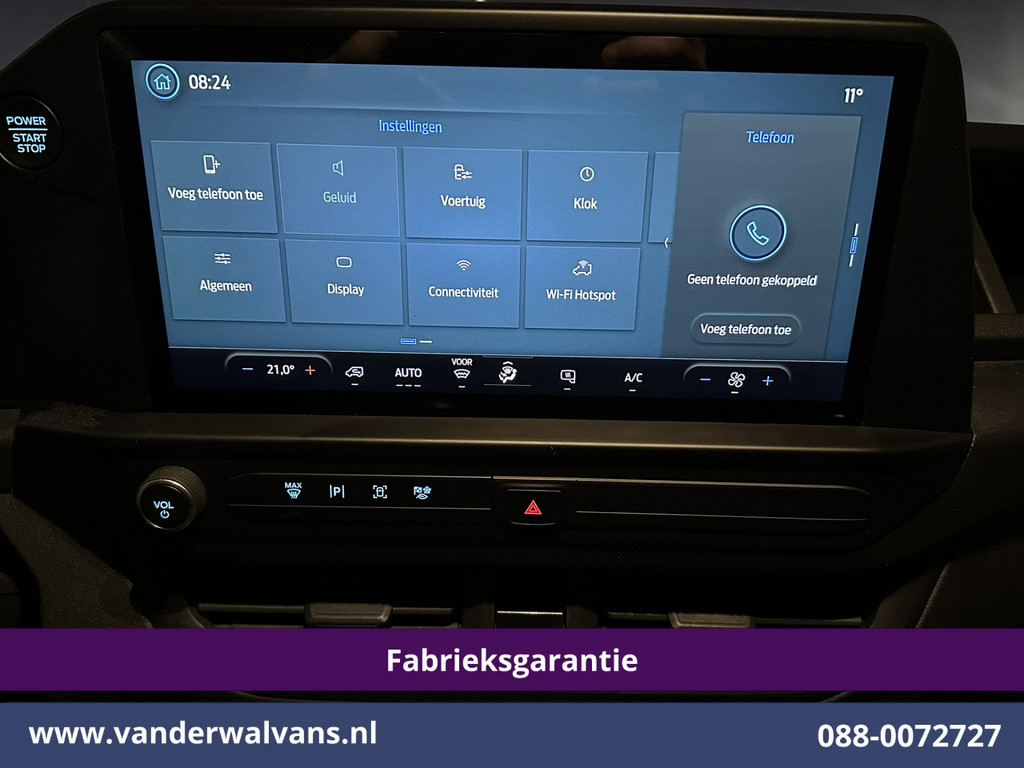 Ford Transit Custom 2.0 TDCI 136pk L2H1 Fabrieksgarantie Euro6 Airco | Camera | LED | Apple Carplay | Cruisecontrol Android Auto, Verwarmde voorruit, Parkeersensoren, Bijrijdersbank 16