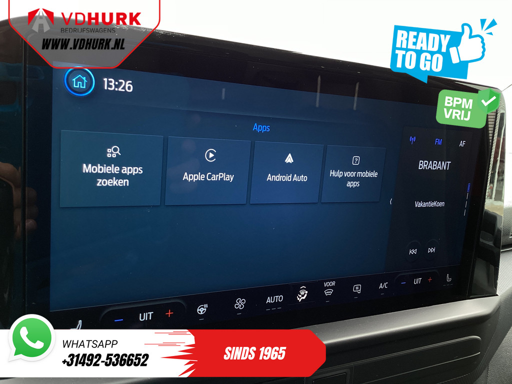 Ford Transit Custom 2.0 TDCI 150 pk L2 Limited BPM VRIJ! Garantie tot 1-28/ Adapt. Cruise/ LED/ Stoelverw./ Stuurverw./ Carplay/ PDC/ Camera 14