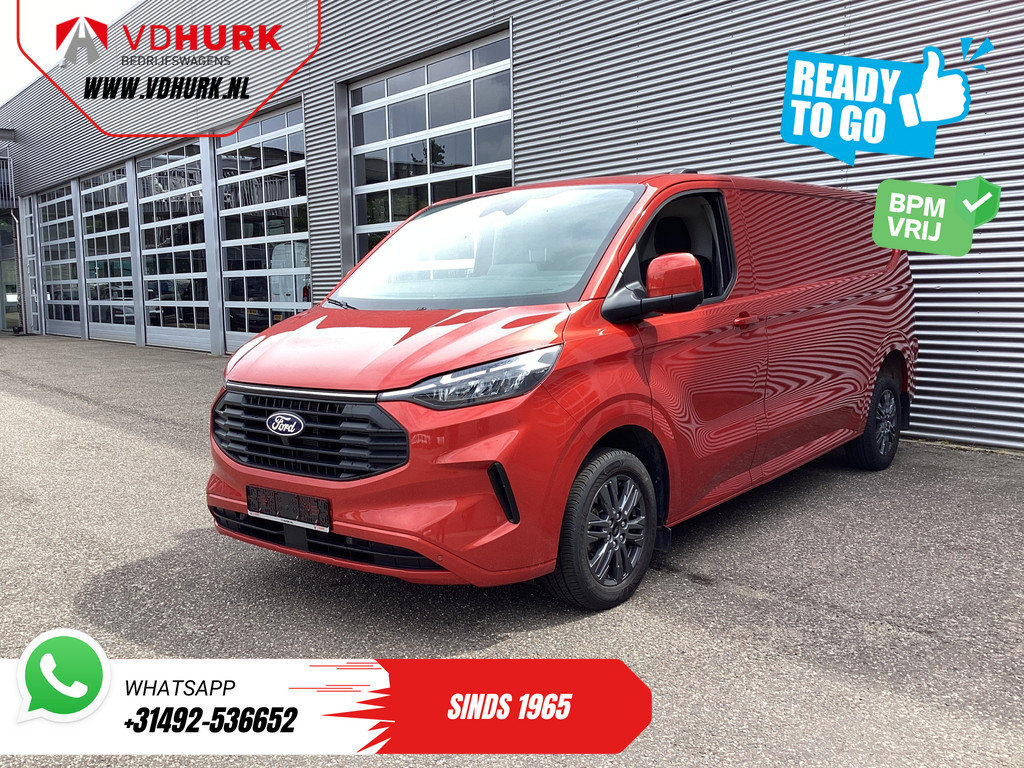 Ford Transit Custom 2.0 TDCI 150 pk L2 Limited BPM VRIJ! Garantie tot 1-28/ Adapt. Cruise/ LED/ Stoelverw./ Stuurverw./ Carplay/ PDC/ Camera 7