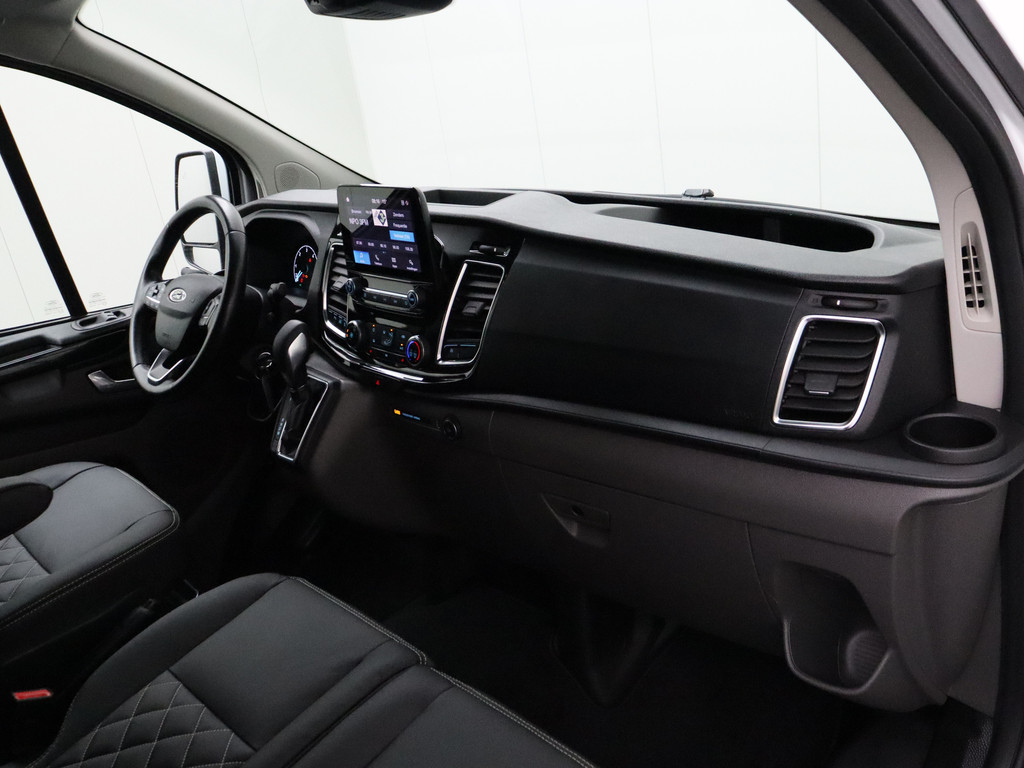 Ford Transit Custom 2.0TDCI 170PK Automaat Lang Limited | Leder | Airco | Multimedia | Camera | Cruise | 3-Persoons 19