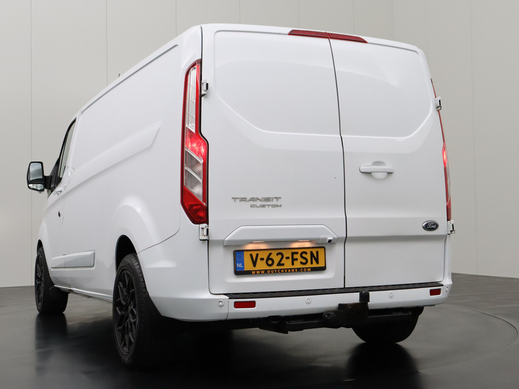 Ford Transit Custom 2.0TDCI 170PK Automaat Lang Limited | Leder | Airco | Multimedia | Camera | Cruise | 3-Persoons 20
