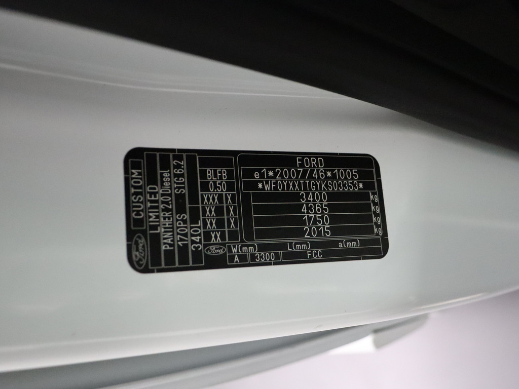 Ford Transit Custom 2.0TDCI 170PK Automaat Lang Limited | Leder | Airco | Multimedia | Camera | Cruise | 3-Persoons 21