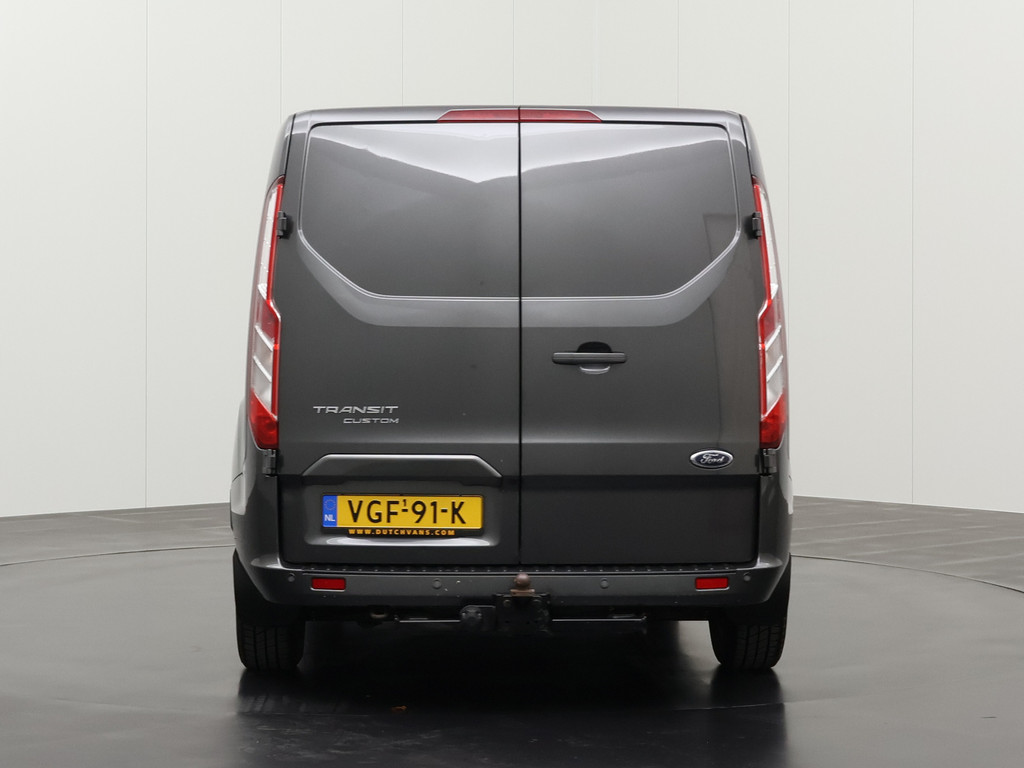 Ford Transit Custom 2.0TDCI 170PK Dubbele Cabine Limited | 2xSchuifdeur | 2800Kg Trekhaak | Navigatie | Multimedia | Airco | Cruise 11